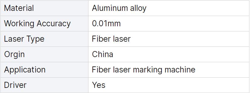 Laser Marking machine parts rotating fixture engraving machine rotating table laser marking machine rotating axis