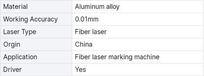 Laser Marking machine parts rotating fixture engraving machine rotating table laser marking machine rotating axis