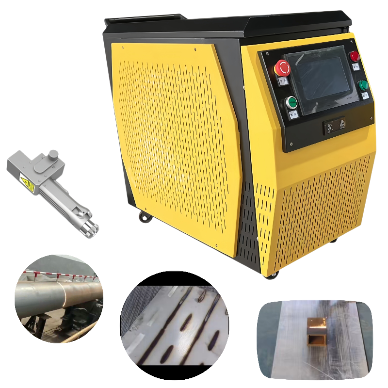 FYID-Feiyide Laser Rust Remover 1500W  Continuous Hand-held Laser Cleaning Machine for Metals with Rust Paint Oil Dirt Stains 300x300mm scan range