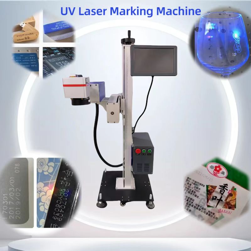 FYlD-Feiyide  5w 355nm flying laser marking machine for factory assembly line packaging date and batch marking plastic box marking