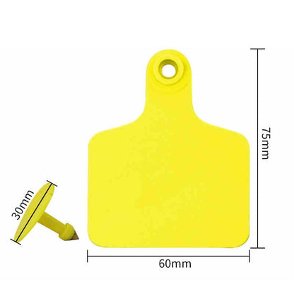 Bull Ear Tag Boards Thickened Animal Ear tag boards Farm Animal Ldentification Management Boards Bull ear tags 100 Pcs