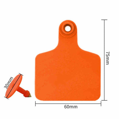 Bull Ear Tag Boards Thickened Animal Ear tag boards Farm Animal Ldentification Management Boards Bull ear tags 100 Pcs