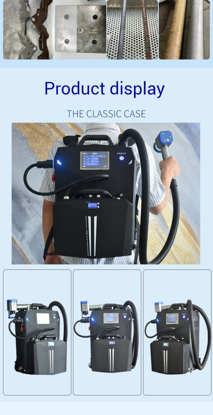 FYID-FeiyidePulse industries laser cleaner Battery included cleaning equipment metal wood paint rust removal laser cleaning machine